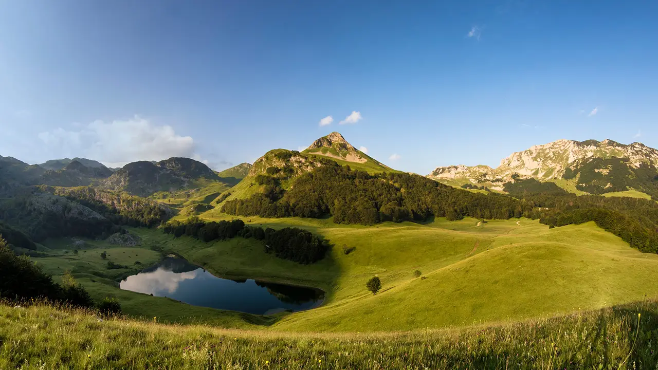 Sutjeska National Park mountain landscape in Bosnia and Herzegovina